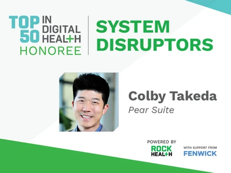 Colby Takeda Named To Rock Health's Top 50 in Digital Health List